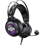 Hoco ��������� Stereo Gaming ������� ������ 3.5mm ��� USB �� ��������� ������ ������� ��� LED ������� 7 �������� ����� - (W101 Streamer)