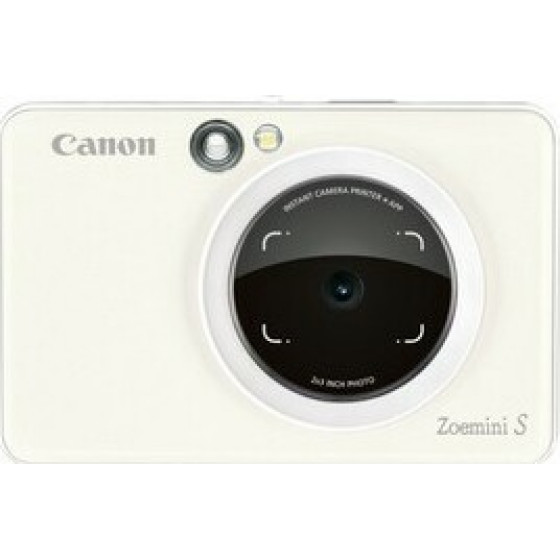 Canon Zoemini S ZV123 Instant Digital Camera Pearl White ����� - (3879C006AA)
