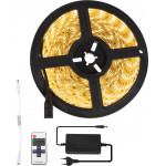 GloboStar ��� ������ LED 5m 72W/5m 12V 60LED/m 5050 SMD 1497lm/m 120� ��������� IP65 �� �������� ����������� RF 2.4Ghz ��� ����������� ����� ����� 3000K Dimmable - (70412)