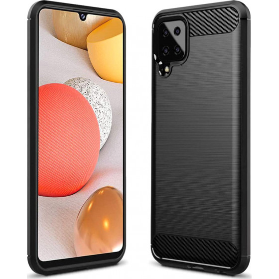 Powertech ���� Carbon ��� Samsung Galaxy A12/M12 ����� - (MOB-1620)