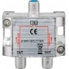 Powertech SAT-splitter 2-way 5-2400MHz 100dB - (CAB-V032)