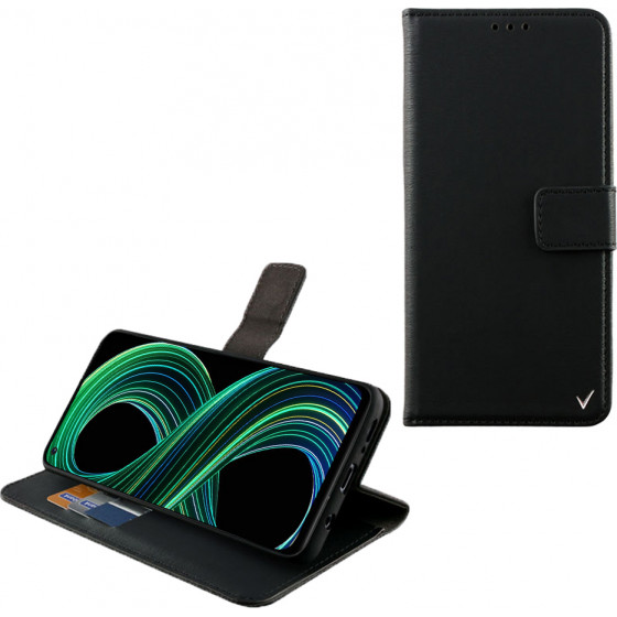 Volte-Tel ���� REALME 8 5G Allure Magnet Book Stand Clip Black - (5205308292309)