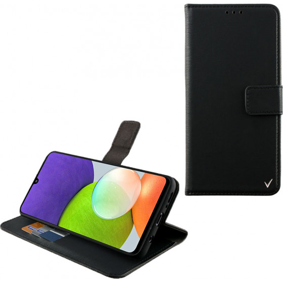 Volte-Tel ���� Samsung A22 4G A225 Allure Magnet Book Stand Clip Black - (5205308292934)