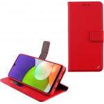 Volte-Tel ���� Samsung A22 4G A225 Allure Magnet Book Stand Clip Red - (5205308292941)