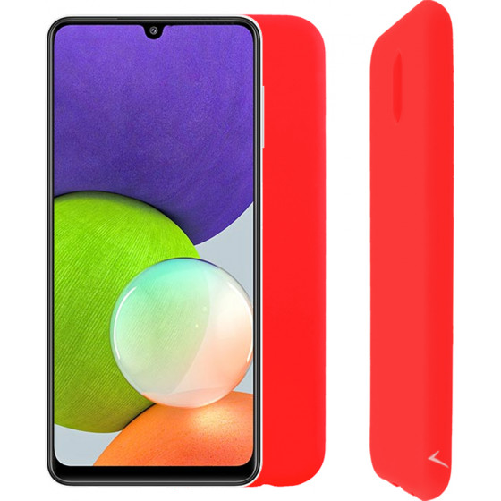 Volte-Tel ���� Samsung A22 4G A225 Silicon Tpu Camera Guard Red - (5205308292927)