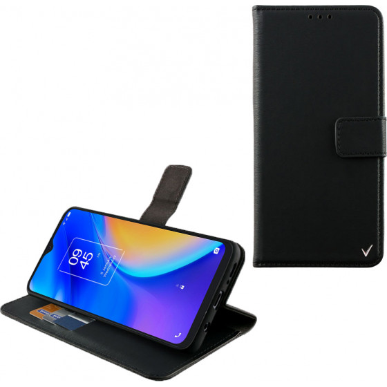 Volte-Tel ���� TCL 20 SE T671 Allure Magnet Book Stand Clip Black - (5205308292439)