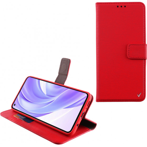 Volte-Tel ���� Xiaomi Mi 11 Lite/ Mi 11 Lite 5G Allure Magnet Book Stand Clip Red - (5205308292682)
