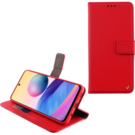 Volte-Tel ���� Xiaomi Redmi Note 10 5G Allure Magnet Book Stand Clip Red - (5205308292750)