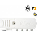 Televes 552220 ��������� ������� F 5G LTE 20dB 110dBuV V/U 3out (2+TV)