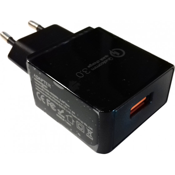 NiteCore Adaptor EU to USB 3amp, Quick Charge