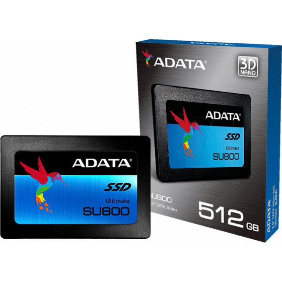 Adata SSD 512GB Ultimate SU800 2.5 SATA - (ASU800SS-512GT-C)