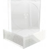 MediaRange CD Slimcase for 1 Disc 5.2mm Transparent Tray 10 Pack - (BOX32-T)