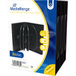 MediaRange DVD Case for 10 discs 33mm Black Pack 3 - (BOX35-10)