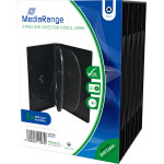 MediaRange DVD Case for 5 discs 22mm Black Pack 5 - (BOX35-5)