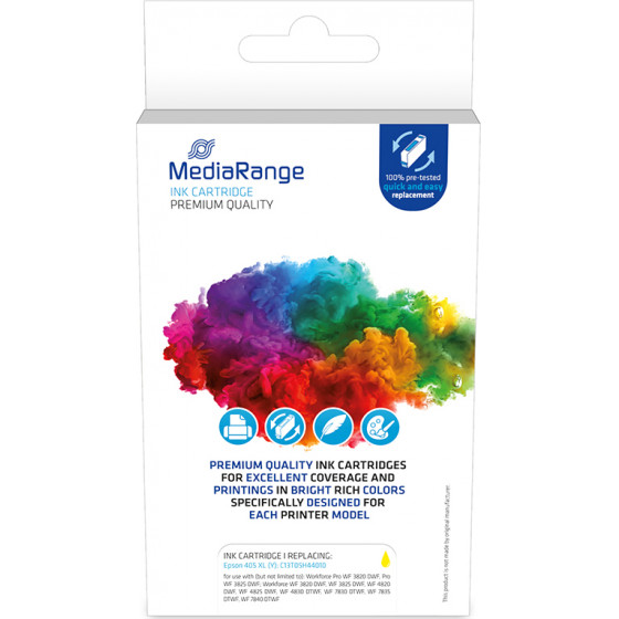 Mediarange Inkjet ������� ��� ��������� Epson Yellow T405XL - (MRET405XLY)