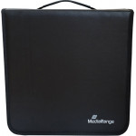 MediaRange Media storage wallet for 500 discs, synthetic leather, black - (BOX96)