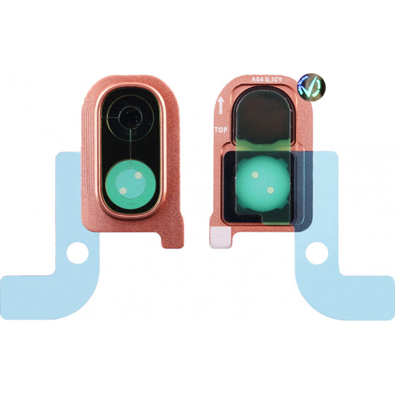 SAMSUNG A40 A405 CAMERA COVER CORAL ORIGINAL SERVICE PACK - (GH98-43996D)