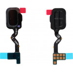 SAMSUNG A6 A600 / A6 PLUS A605 FLEX HOME BUTTON FINGERPRINT SENSOR BLACK ORIGINAL SERVICE PACK - (GH96-11664A)