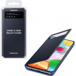 SAMSUNG ���� A41 A415 S VIEW WALLET COVER BLACK- (EF-EA415PBEGEU)