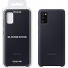 SAMSUNG ���� A41 A415 SILICONE COVER BLACK- (EF-PA415TBEGEU)