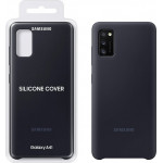 SAMSUNG ���� A41 A415 SILICONE COVER BLACK- (EF-PA415TBEGEU)