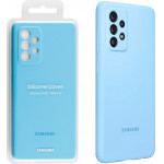 SAMSUNG ���� A52 A525/A526 SILICONE COVER BLUE- (EF-PA525TLEGWW)