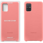 SAMSUNG ���� A71 A715 SILICONE COVER PINK - (EF-PA715TPEGEU)