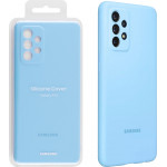 SAMSUNG ���� A72 A725 SILICONE COVER BLUE- (EF-PA725TLEGWW)