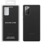 SAMSUNG ���� NOTE 20 N980 SILICONE COVER BLACK - (EF-PN980TBEGEU)
