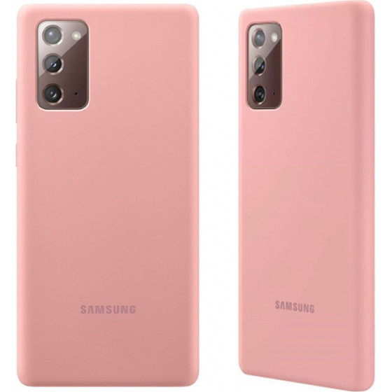 SAMSUNG ���� NOTE 20 N980 SILICONE COVER COPPER BROWN - (EF-PN980TAEGEU)