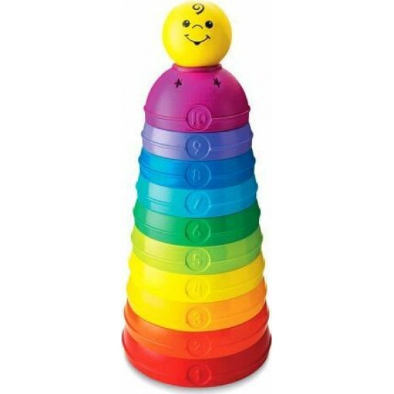 FISHER PRICE - BRILLIANT BASICS STACK ROLL CUPS (W4472)