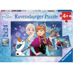 RAVENSBURGER PUZZLE FROZEN (2X24pcs.) (09074)