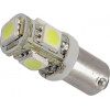 GloboStar ��������� LED Ba9s �� 5 SMD 5050 ����� ����� - (62000)