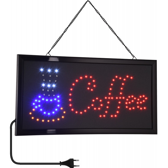 GloboStar ��������� ������� LED �������� COFFEE �� ����� AC 230V �48x�25x�2cm - (75686)