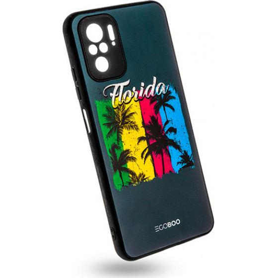 Egoboo Case Glass TPU Florida Xiaomi Redmi Note 10 - (XNOT10DTPUFLOR)