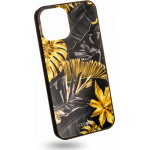 Egoboo Case Glass TPU Lux Leaves iPhone 12 Pro Max - (IP12PMDTPULUXL)