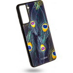 Egoboo Case Glass TPU Peacock Samsung S21 - (SS21DTPUPEAC)