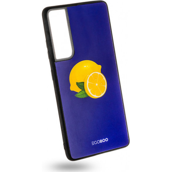Egoboo Case Glass TPU Royal Lemons Samsung S21 Ultra - (SS21UDTPUROLEM)