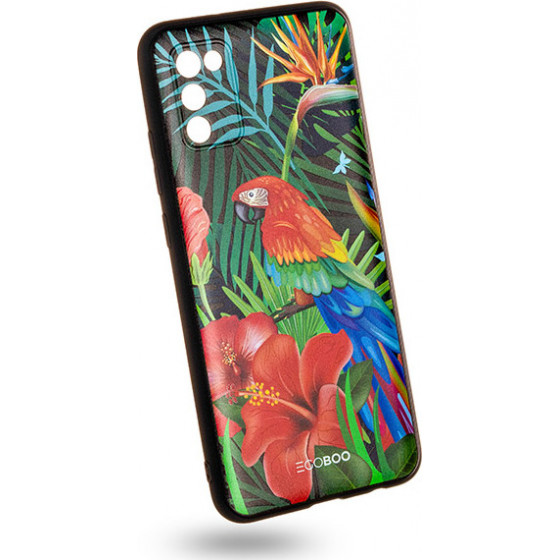 Egoboo Case Mat TPU Jungle Parrot Samsung A02s - (SA02SDTPUJUNGP)