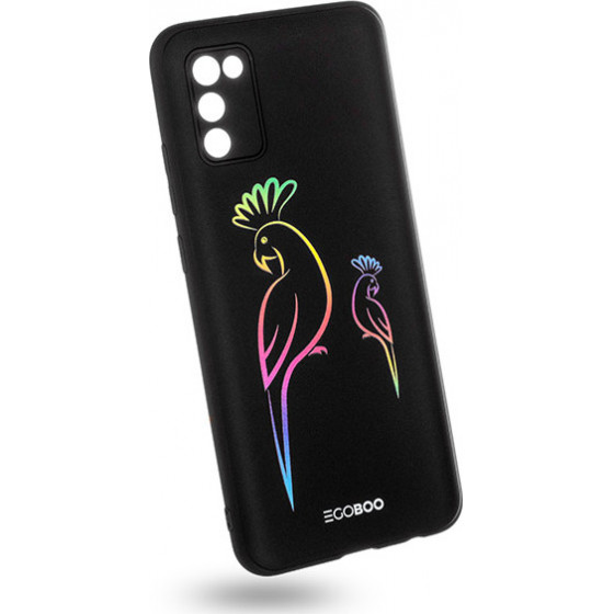 Egoboo Case Mat TPU Parrot Neon Samsung A02s - (SA02SDTPUPARRN)