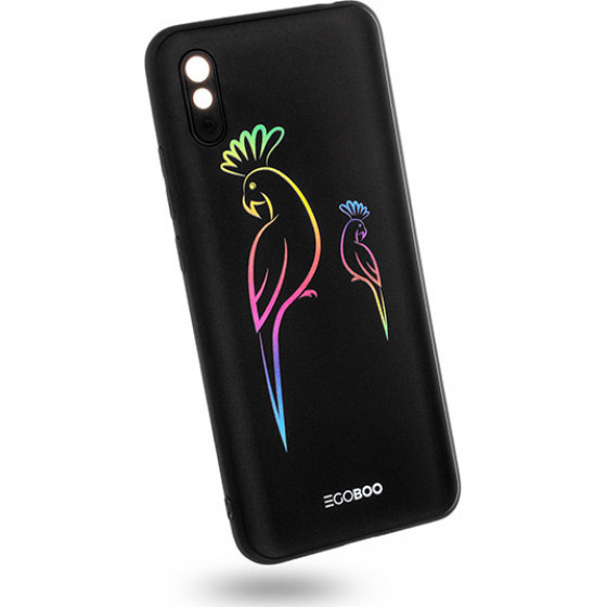 Egoboo Case Mat TPU Parrot Neon Xiaomi Redmi 9A - (X9ADTPUPARRN)
