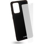 Egoboo Tempered Glass + Case Rubber TPU Black Samsung A72 - (SA72TPUBLKGL)