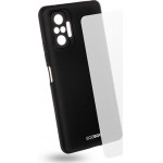 Egoboo Tempered Glass + Case Rubber TPU Black Xiaomi Redmi Note 10 Pro - (XNOT10PTPUBLKGL)