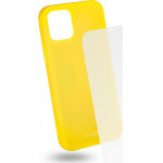 Egoboo Tempered Glass + Case Rubber TPU Lime iPhone 12/12 pro - (IP12TPULIMEGL)