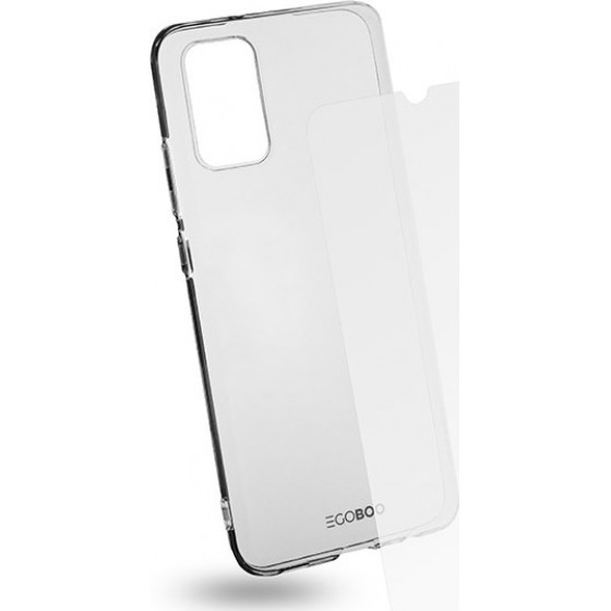 Egoboo Tempered Glass + Case TPU Transparent Samsung A02s - (SA02STPUTRANGL)