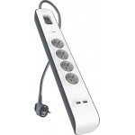 Belkin 2,4 Amp USB Charging 4-outlet Surge Protection Strip - (BSV401vf2M)