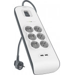 Belkin 2,4 Amp USB Charging 6-outlet Surge Protection Strip - (BSV604vf2M)