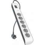 Belkin 6-outlet Surge Protection Strip with 2M Power Cord - (BSV603vf2M)
