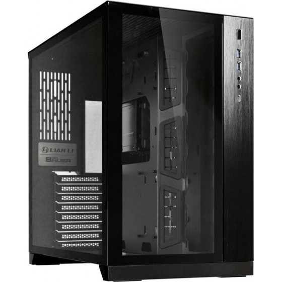 Lian Li PC-O11 Dynamic Black Black EATX/ATX/M-ATX steel & aluminium PC Case - (G99.O11DX.00)