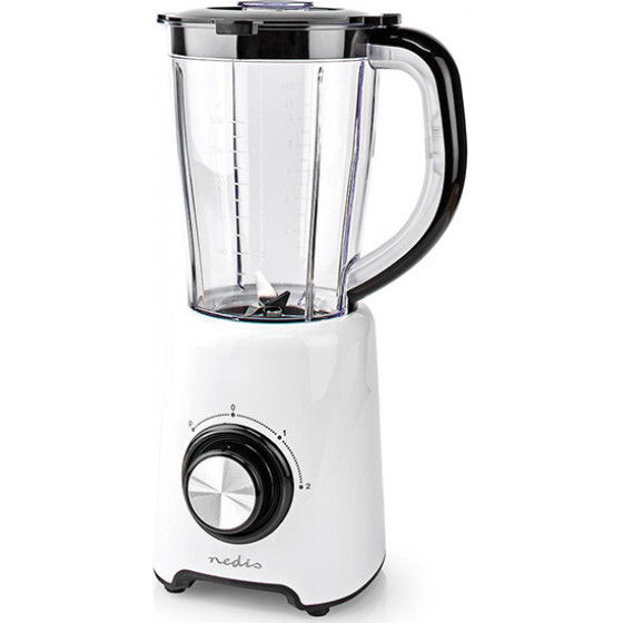 Nedis Stand Blender 800W 1.5l Plastic 2-Speed Setting Black / White - (KABL300CWT)